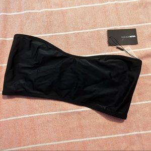 brand new! Fashion Nova Bandeau Bikini Top 1X